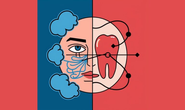 Sinus Pressure vs. Toothache diagram